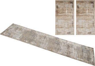 My Home Bettumrandung »Hamsa« Höhe 9 mm 3 Stk. tlg. dezenter Glanz, Schrumpf-Garn-Effekt, im Vintage-Look, dichte Qualität