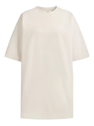 12 Storeez cotton T-shirt dress - women - Cotton - L - White