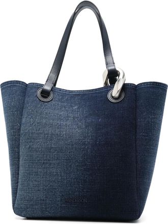 J.W.Anderson Borsa tote denim - Blu