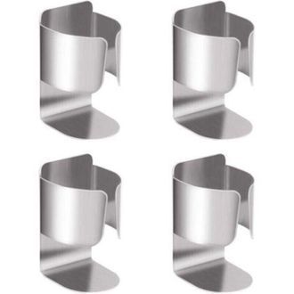 OEM Juego De 4 Soportes Autoadhesivos De Acero Inoxidable 304 Para Cepillos De Dientes El&eacute;ctricos Y Pasta Dental - Crezuo