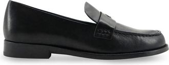 Tory Burch Klassieke Penny Loafer - Dames - Loafers - Zwart - 38 EU - Leer - Schoenen