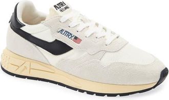 Autry Reelwind Low Water Resistant Sneaker in Black/white at Nordstrom, Size 46
