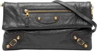 Balenciaga Pre-owned Balenciaga Lambskin Motocross Giant 12 Envelope Clutch With Strap Ladies FHC6SUG9ISF2CCEQ