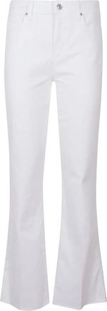 Paige Stijlvolle Laurel Canyon Jeans - Dames - Bootcut Jeans - Wit - W28 - Jeans