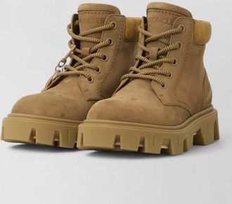 Moncler leather ankle boots