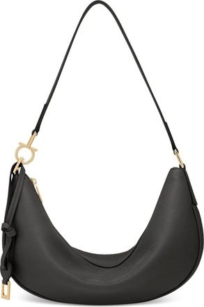 Ferragamo medium leather bag - Black