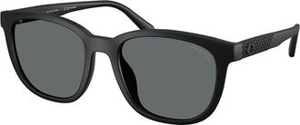 Coach HC8442U CCA00 Polarized 500281 Mens Sunglasses Black Size 55