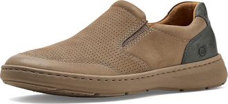 Born Mackay Mens Slip on Shoes Taupe/Stone/Denim : 10.5 M (D), Leather/Suede