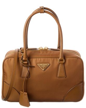Prada Re-Edition 1978 Medium Re-Nylon & Saffiano Leather Two-Handle Bag