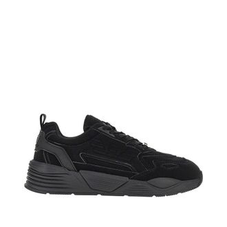 Emporio Armani Coated nylon sneakers with Eagle logo Man 10+