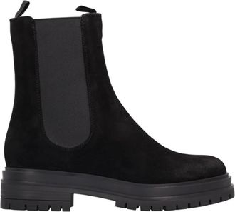 Gianvito Rossi Stijlvolle Chester Booties voor vrouwen - Dames - Chelseaboots - Zwart - 38 1/2 EU - Schoenen