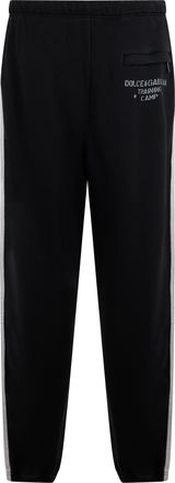 Dolce & Gabbana Mens Track Trousers Black Cotton Pants