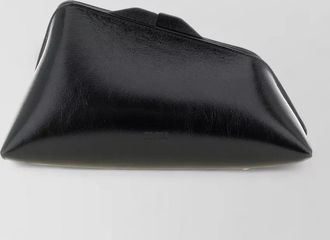 The Attico oversize leather clutch bag