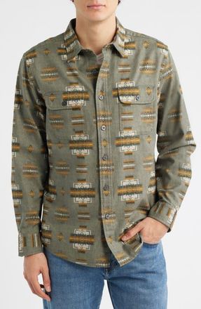 Pendleton Tanner Twill Button-Up Shirt in Chief Joseph Stone at Nordstrom, Size Xx-Large