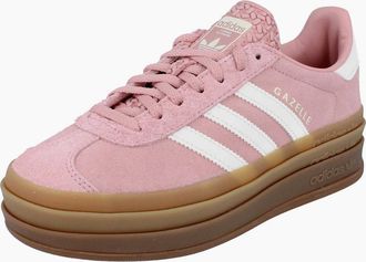 adidas Womens Adidas Originals Gazelle Bold Womens Trainers Sneakers JS3903 - Pink - Size: 5.5
