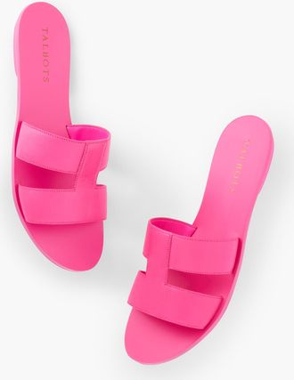 Talbots Hanna Vachetta Flats - Tropical Punch - 7M Talbots