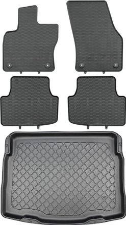 OEM Volkswagen Tiguan Ii Suv Desde Mayo De 2016. Juego De Alfombrillas De Goma Para Coche + Alfombrilla Para Maletero