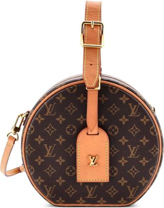 Louis Vuitton Petite Boite Chapeau Bag Monogram Canvas crossbody bag - Bruin
