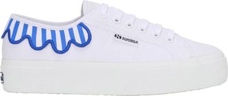 Superga Volwassen 3740 Leggera Umbrella Platform Trainers (Oogverblindend Blauw/Wit)