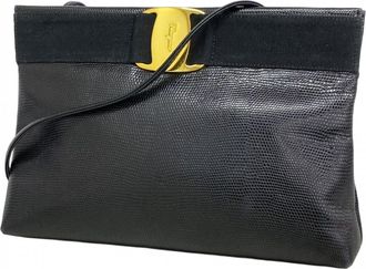 Ferragamo Leather Shoulder Bag (Pre-Owned)