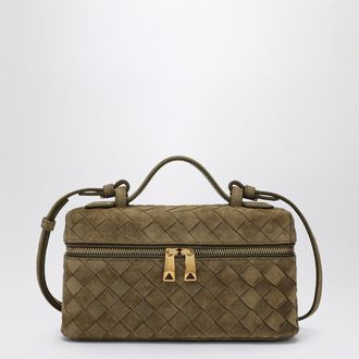 Bottega Veneta Bang Bang Vanity Case Mud suede bag