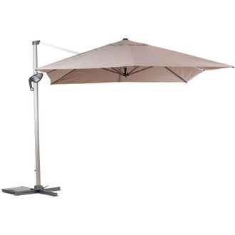 Hesperide Hesperide - Sombrilla Rectangular Ecuador Deportada De Aluminio Y Poli&eacute;ster De 4 X 3 M Color Topo - Hesp&eacute;ride