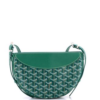 Goyard Hirondelle Shoulder Bag Coated Canvas and Leather