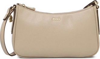 BOSS Borsa a tracolla con placca logo - Toni neutri