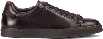 Doucal's Leren sneaker - Heren - Sneakers - Bruin - 45 EU - Leer - Schoenen