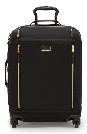 Tumi Voyageur L&eacute;ger Large Dual Access Expandable Carry-On in Black/Gold at Nordstrom