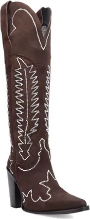 Dingo Double Take Over the Knee Western Boot in Brown at Nordstrom, Size 9.5