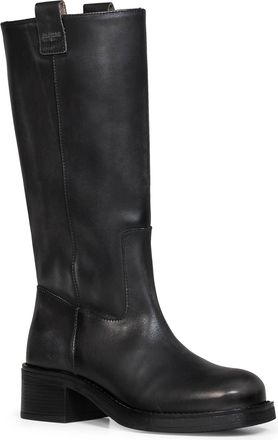 Alohas Womens Boots Sajan Black Leather