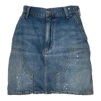 Carhartt Work in Progress Carhartt Wip, Denim Skirts, female, Blue, Size: XS Heavy Denim Skirt