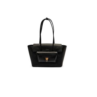 Coccinelle Double Beat Handtas - Dames - Shoppers - Zwart - ONE Size - Leer - Tassen