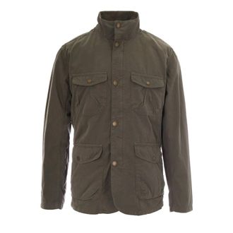 Barbour Jassen, Heren, Groen, L, Ogston Casual Jacket Ss 26