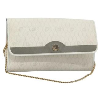 Dior Pre-owned Clutches, female, White, Size: ONE SIZE Pre-owned Plastic Shoulder Bag