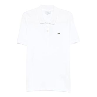 Lacoste Polo Shirts, male, White, Size: 3XL Regular Fit Pima Cotton Polo