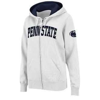 Colosseum Womens Stadium Athletic White Penn State Nittany Lions Arched Name Full-Zip Hoodie at Nordstrom, Size Xx-Large