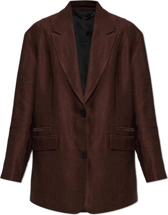 AllSaints Charley Blazer - Dames - Blazers - Bruin - S - Polyester - Jassen
