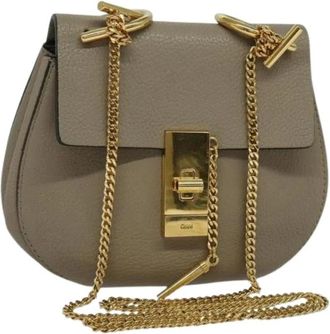 Chlo&eacute; Pre-owned Cross Body Bags, female, Gray, Size: ONE SIZE Pre-owned Crossbody Bag