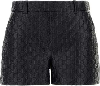 Gucci Black Jacquard Shorts