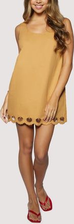 Lost + Wander Seashell Drift Cotton Minidress in Terra Cotta at Nordstrom, Size Medium