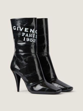 Givenchy Calf Leather Stiletto Boot - Black