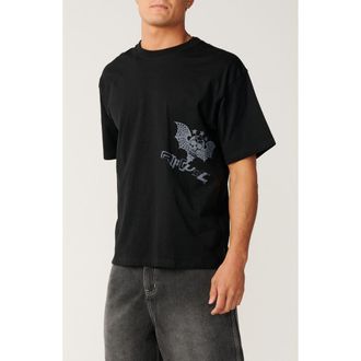 Rip Curl Archive Skull Cotton Graphic T-Shirt in Black at Nordstrom, Size Xx-Large