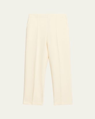 Proenza Schouler Zee Tapered Wool Scuba Pants