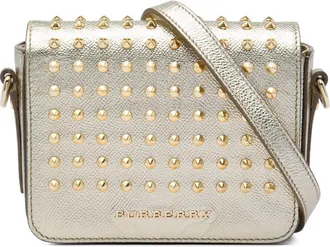 Burberry Pre-owned Burberry Studded Metallic Calfskin Berkeley Crossbody Ladies FS7LHKFSI61KTN2W