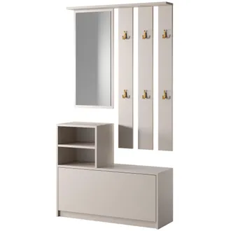 Selsey Selsey Yesfir -set Da Ingresso Con Specchio - 85 Cm - Cashmere