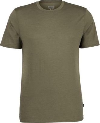 Stoic Merino155 LaholmSt. T-Shirt Merinoshirt f&uuml;r Herren | oliv