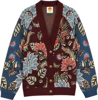 Farm Rio Farm Rio - Mixed Delhi Floral Cardigan - Dames - Truien - Veelkleurig - Maat: XS Acryl