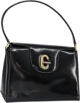 Gucci Pre-owned Handtas van gecoat canvas - Dames - Vintage Handtas - Zwart - ONE Size - Vintage
